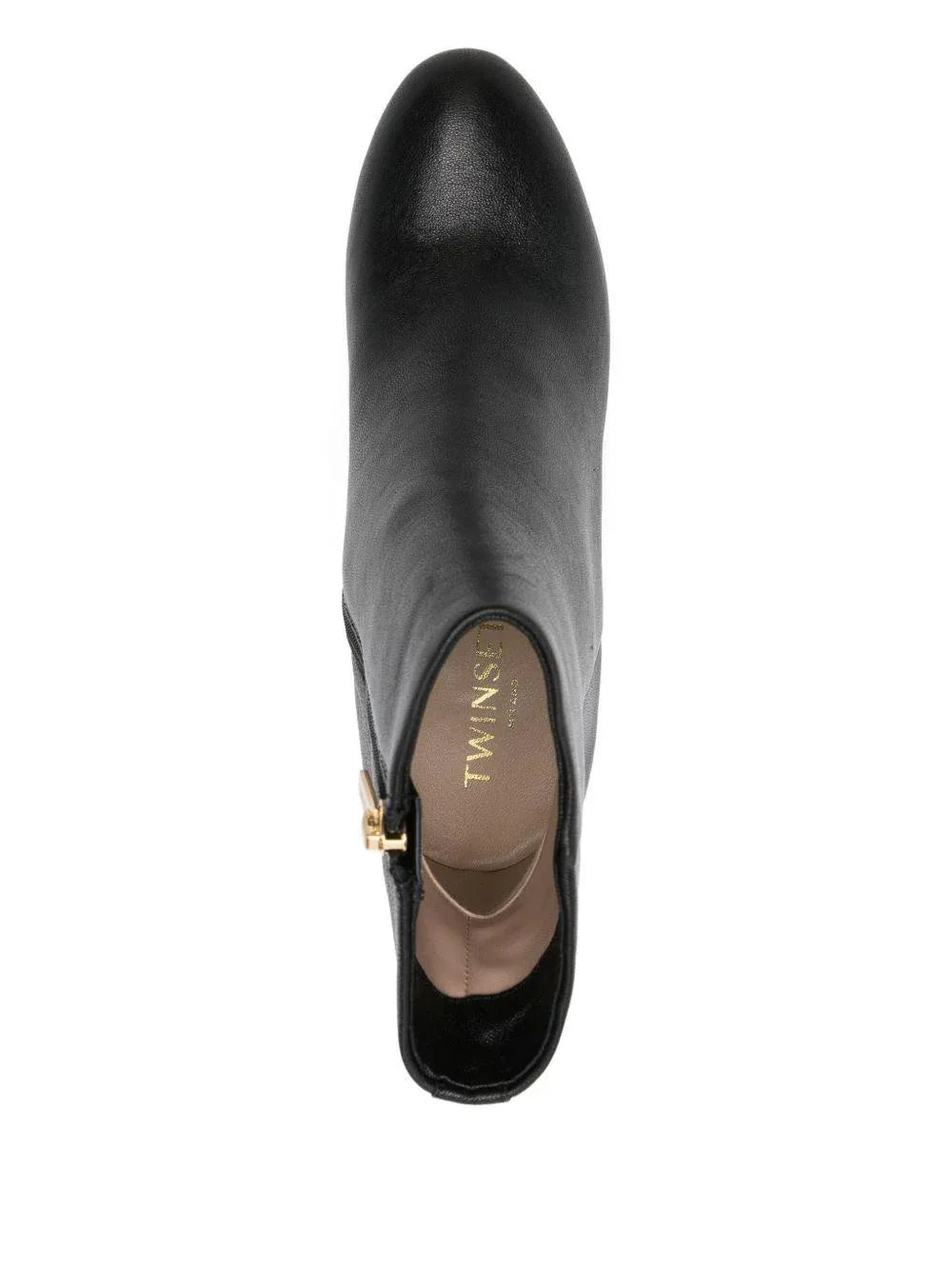 Stivaletti Donna Neri con Zip e Tacco Largo - Preludio Moda