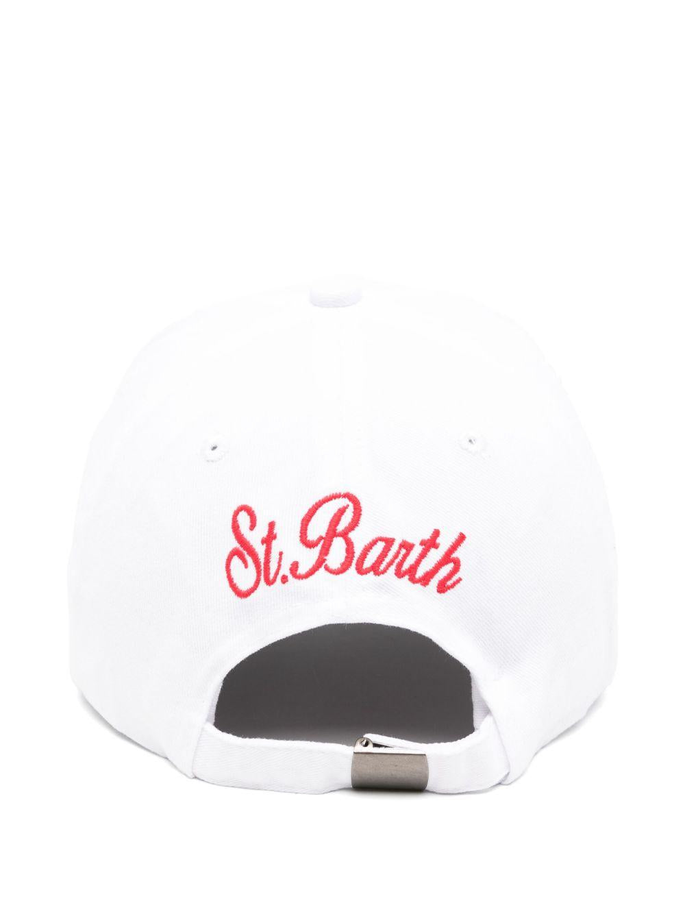 Cappello bianco "saint barth habituè" DAS0004 05361H MC2 SAINT BARTH