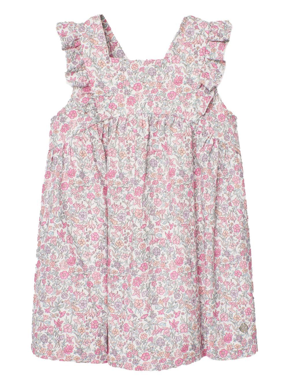 Abito con fantasia floreale neonata 004152517 31T1957 PAZ RODRIGUEZ KIDS