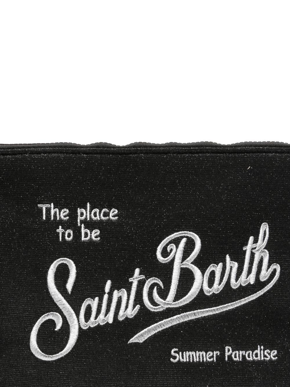 Pochette con zip e finish glitter ALI0018 02999L MC2 SAINT BARTH