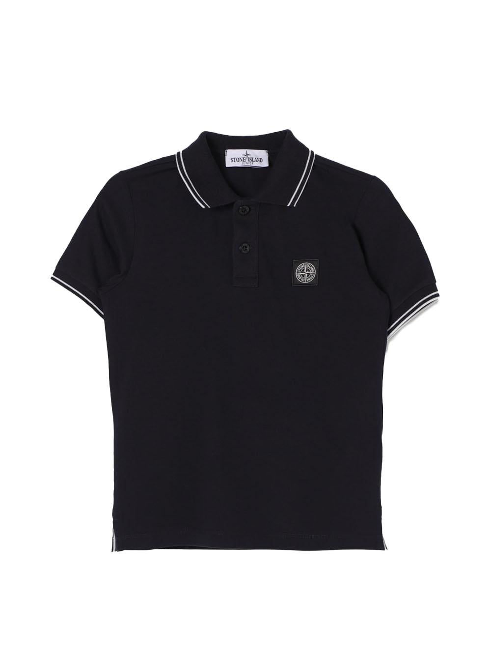 Polo bluy navy mini logo petto 2200001S0018 V0020 STONE ISLAND KIDS