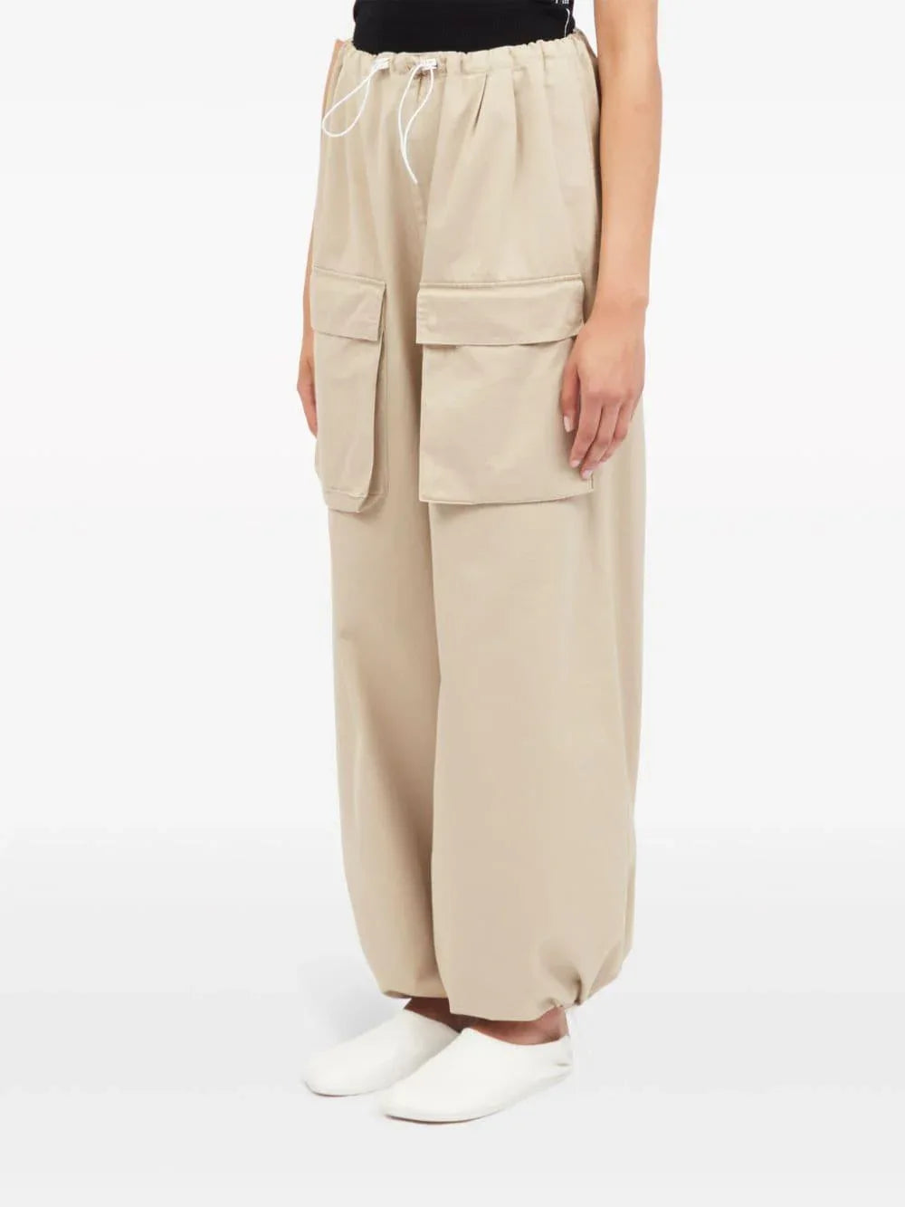 Pantalone beige cargo - Preludio Moda