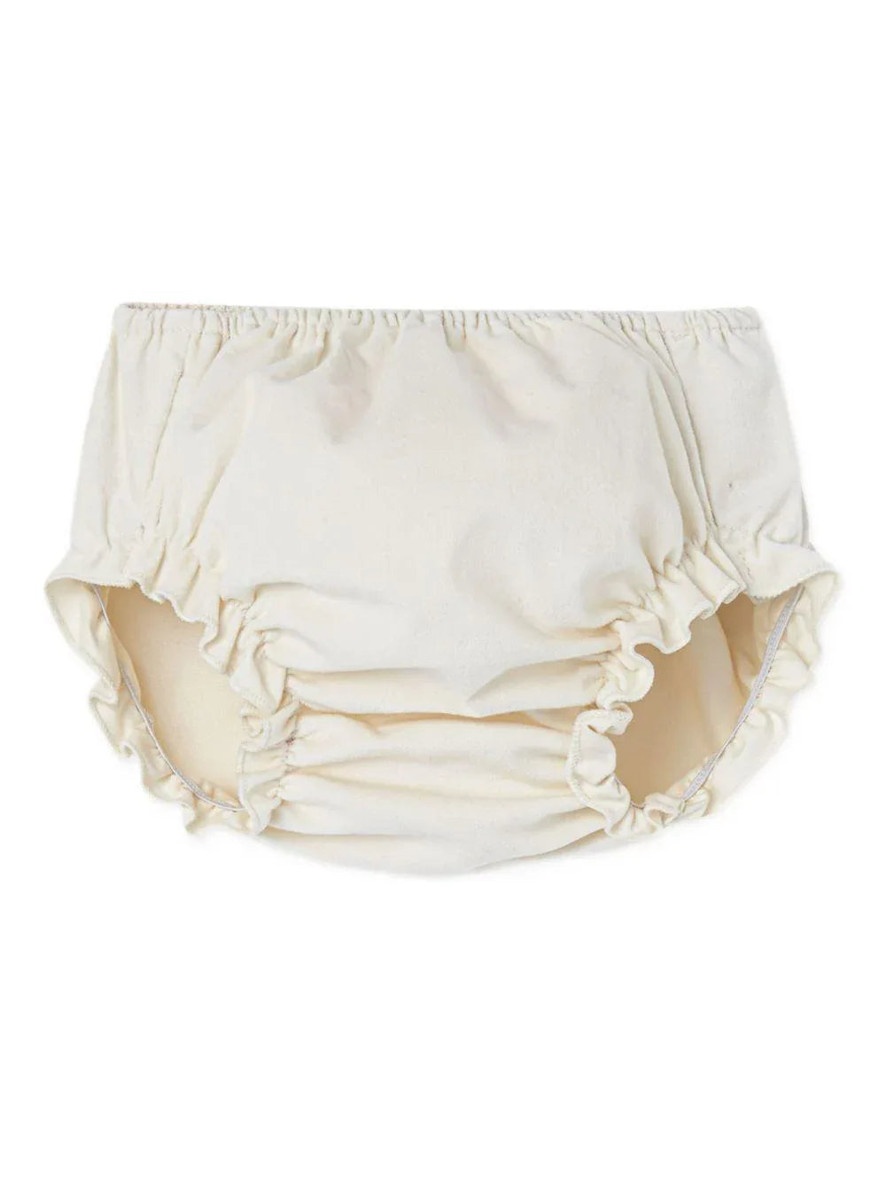 Set panna con abito e colletto in maglia - Preludio Moda