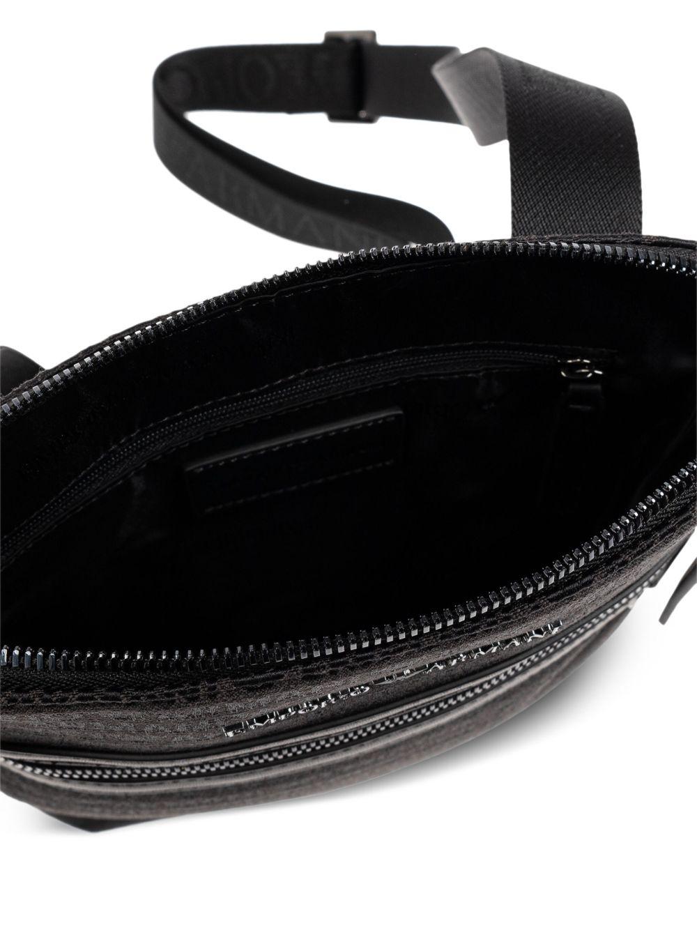 Borsa messanger a tracolla logo all-over EM001780AF13823 U8168 EMPORIO ARMANI