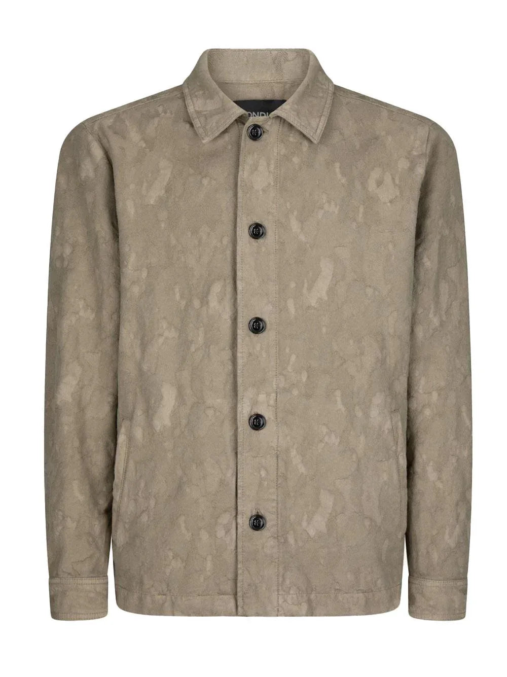 Giacca camicia regular in cotone camouflage - Preludio Moda