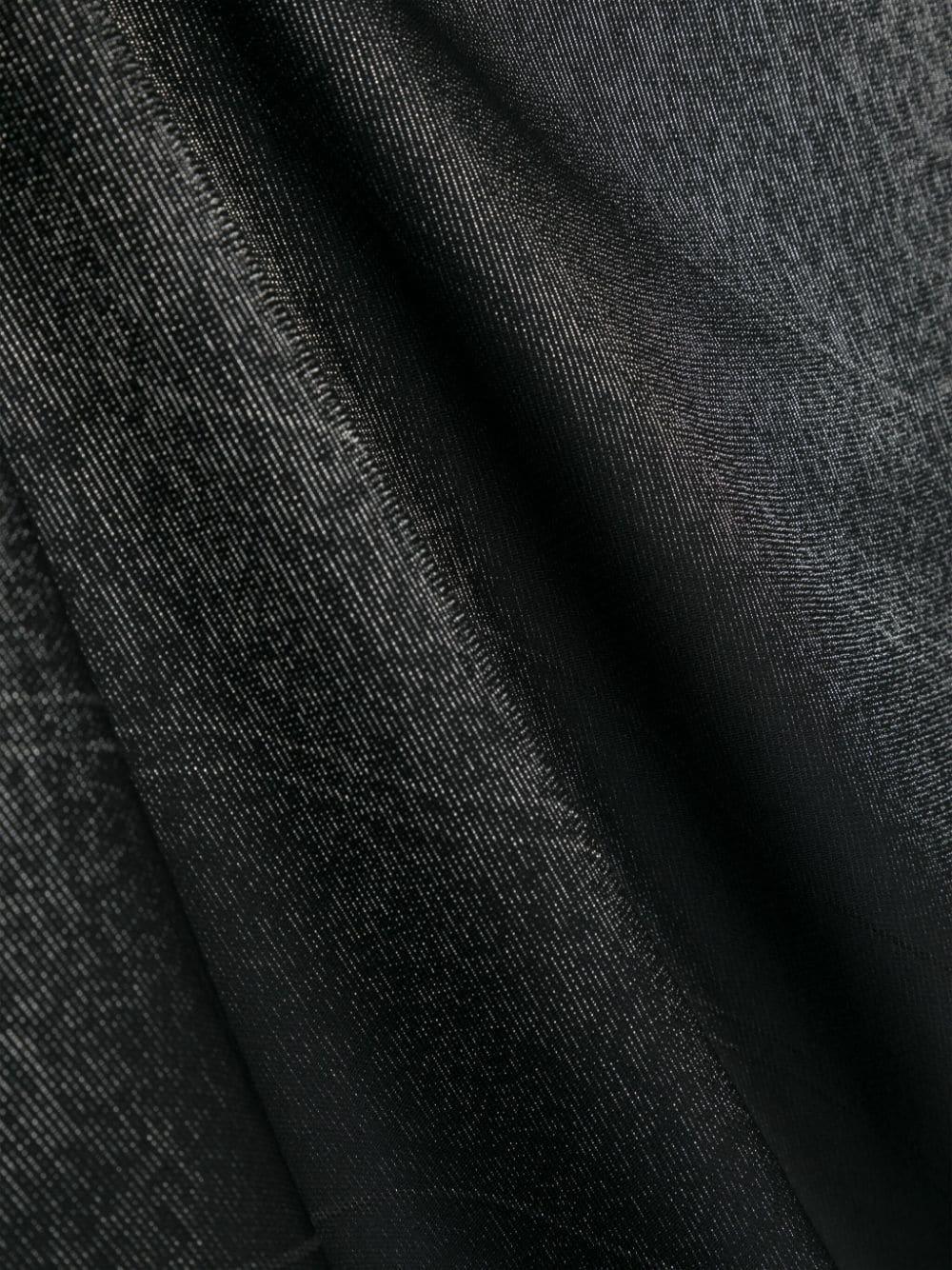 Pashmina nera lurex fantasia diagonale - Preludio Moda