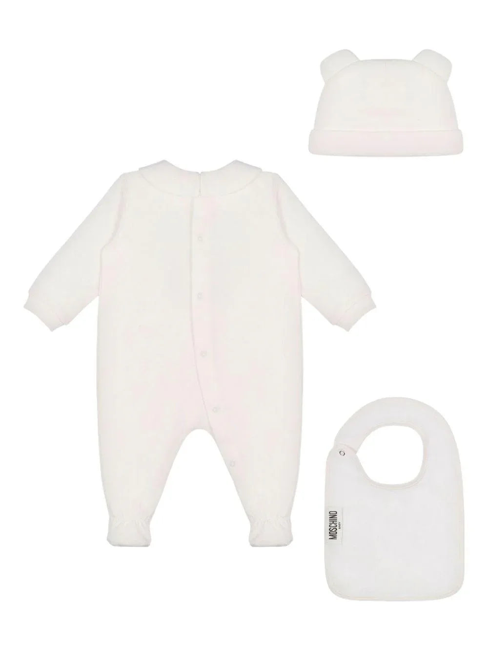 Set neonato bianco con logo - Preludio Moda