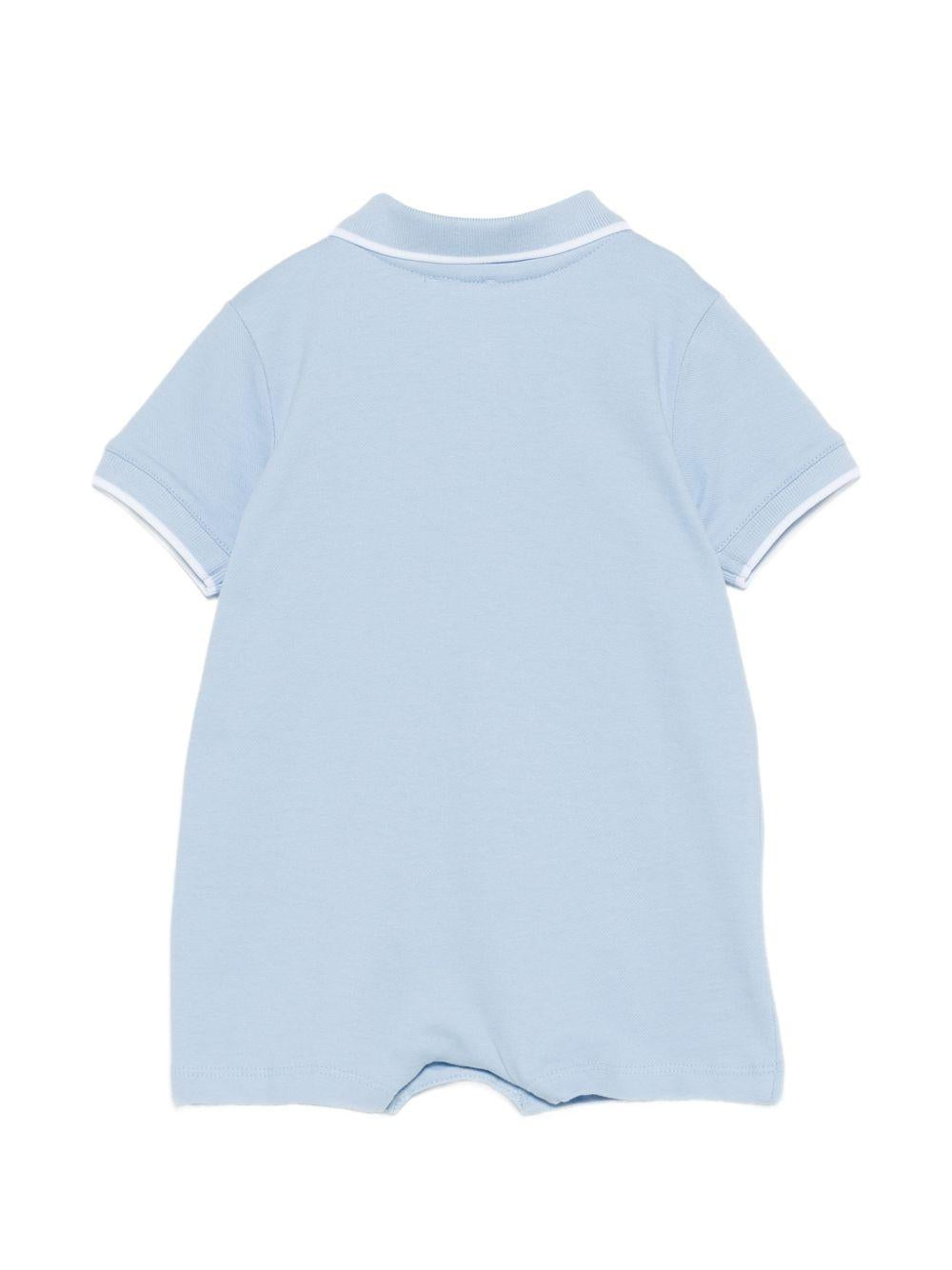Pagliaccetto in cotone con orsetto E26171 AZZURRO NANAN KIDS