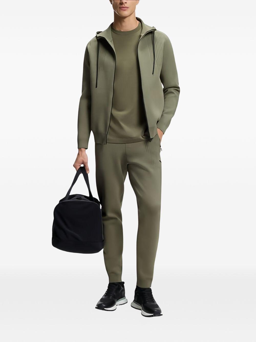 T-shirt girocollo verde militare 50506373 257 BOSS