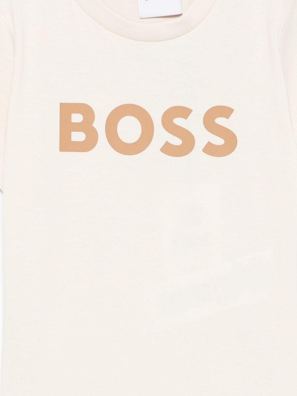 T-shirt con Grafica e Stampa Logo J52712 21C BOSS KIDSWEAR