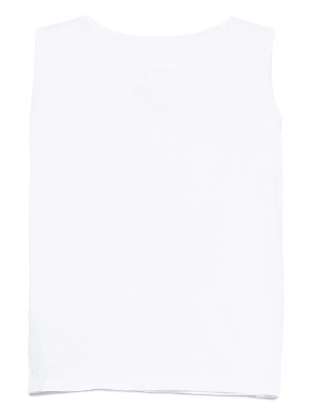 Canotta bianca giro manica larga - Preludio Moda