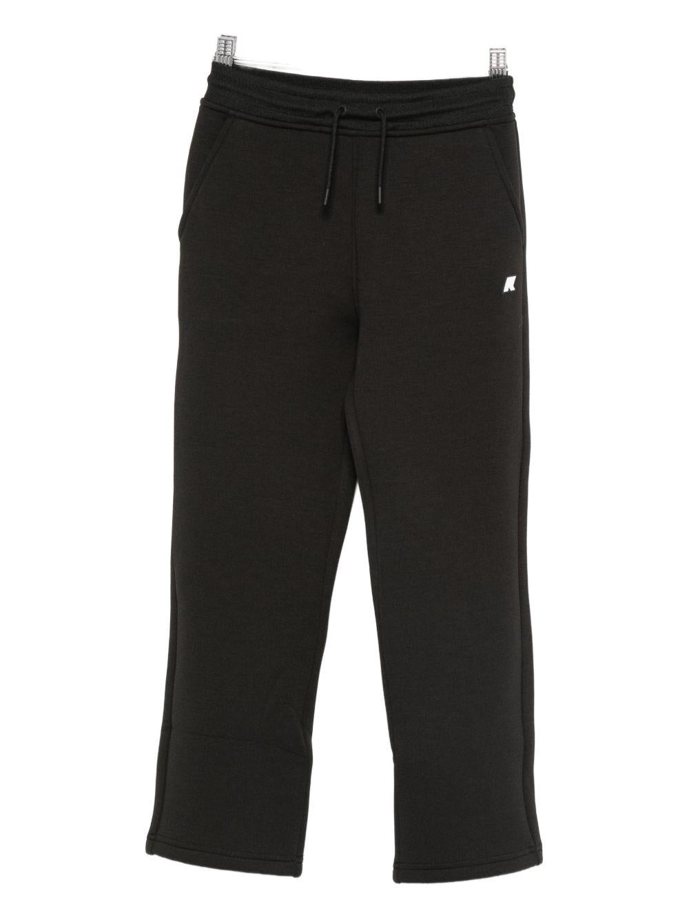 Pantaloni neri con coulisse e vita elasticizzata K21428W USY K-WAY KIDS
