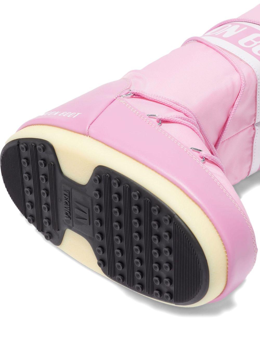 Stivali da neve rosa acceso con lacci 80D1400440 J001 MOON BOOT KIDS