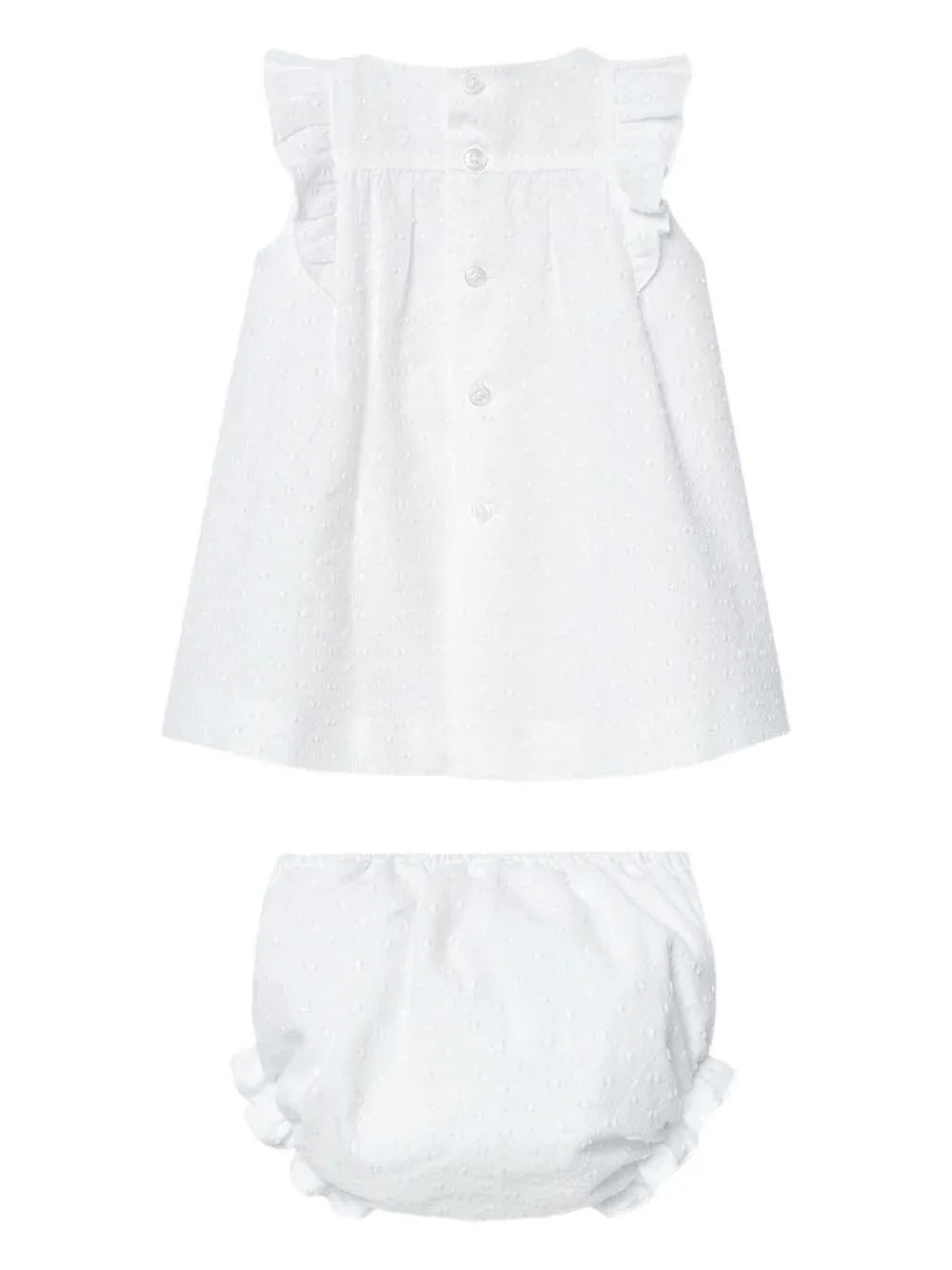 Completo bianco neonata (2pz) - Preludio Moda