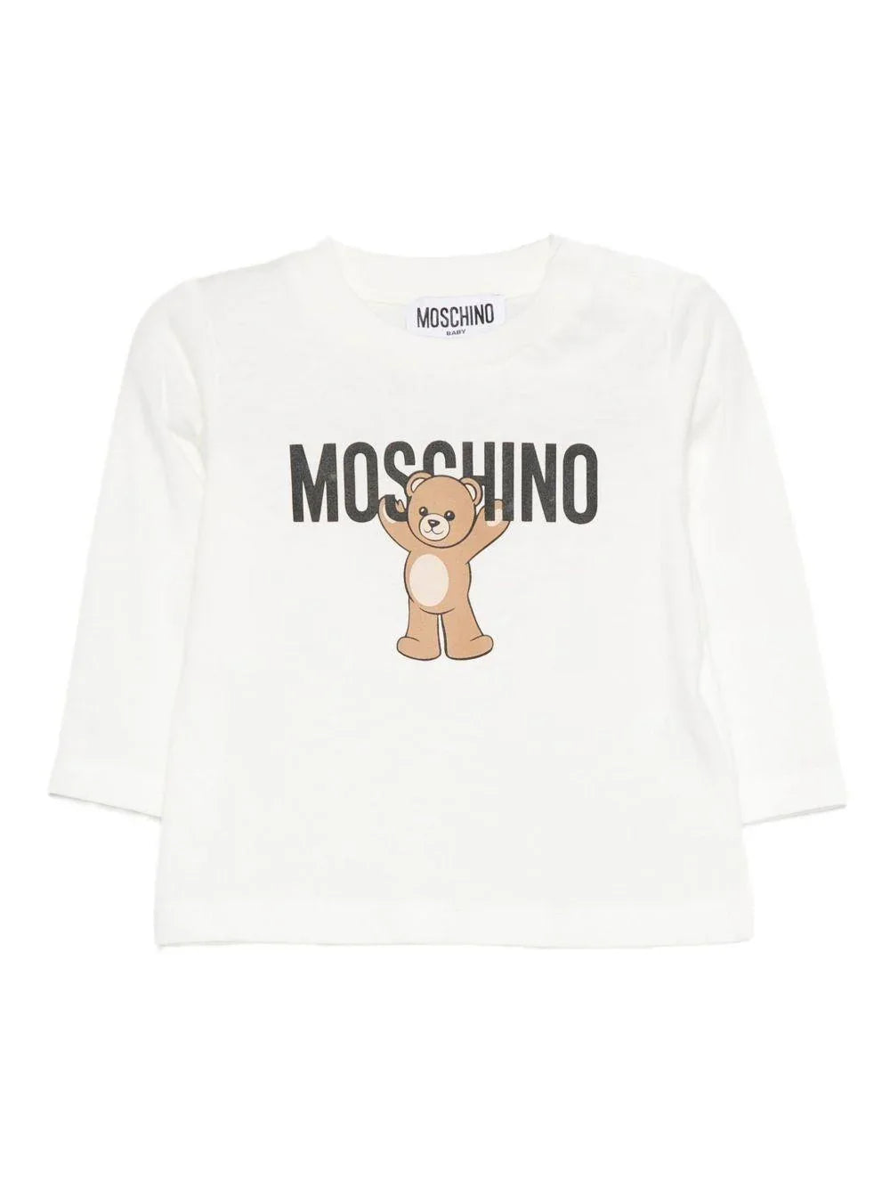 Top a Maniche Lunghe con Stampa Teddy Bear - Preludio Moda