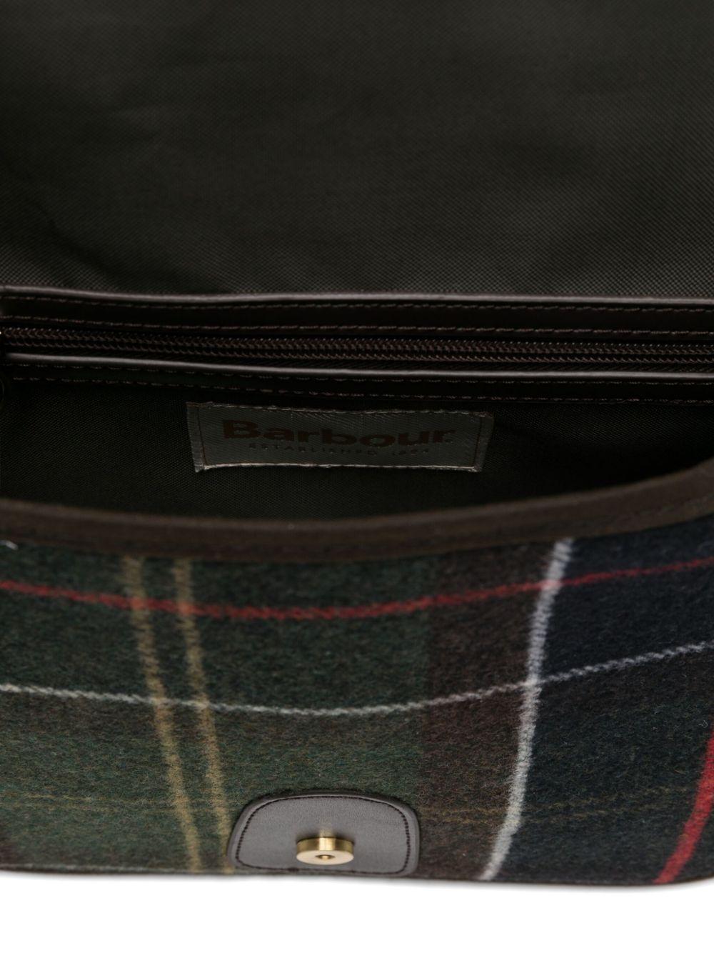 Borsa a tracolla piccola in cotone cerato LBA0479 OL91 BARBOUR