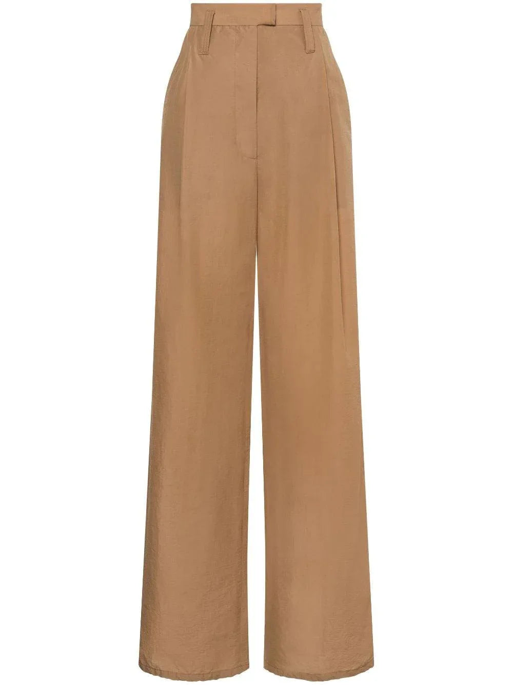 Pantalone a vita alta beige - Preludio Moda