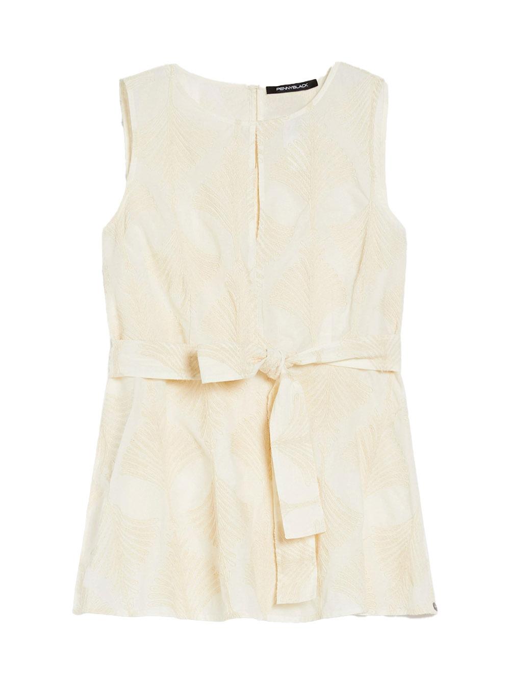 Top Vanity avorio con fantasia