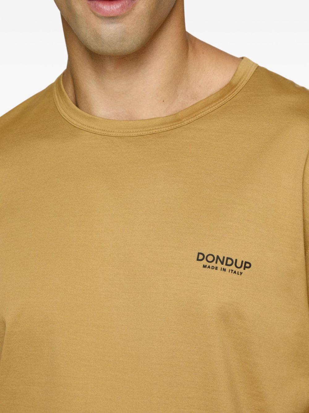 T-shirt basic biscotto mini logo petto US198JF0336UDU6DU 397 DONDUP