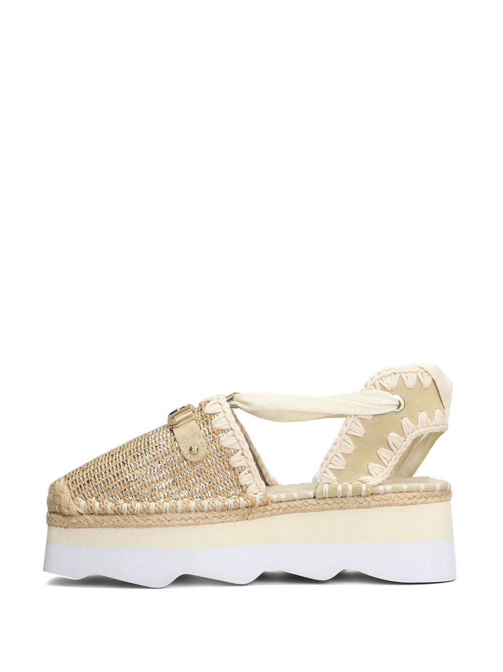 Espa sandal rafia rafia metal
