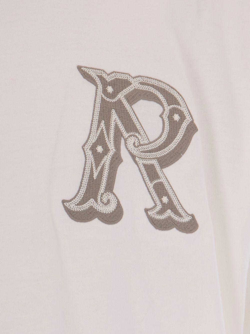 T-shirt in cotone con ricamo lettera MLM100595 072 REPRESENT