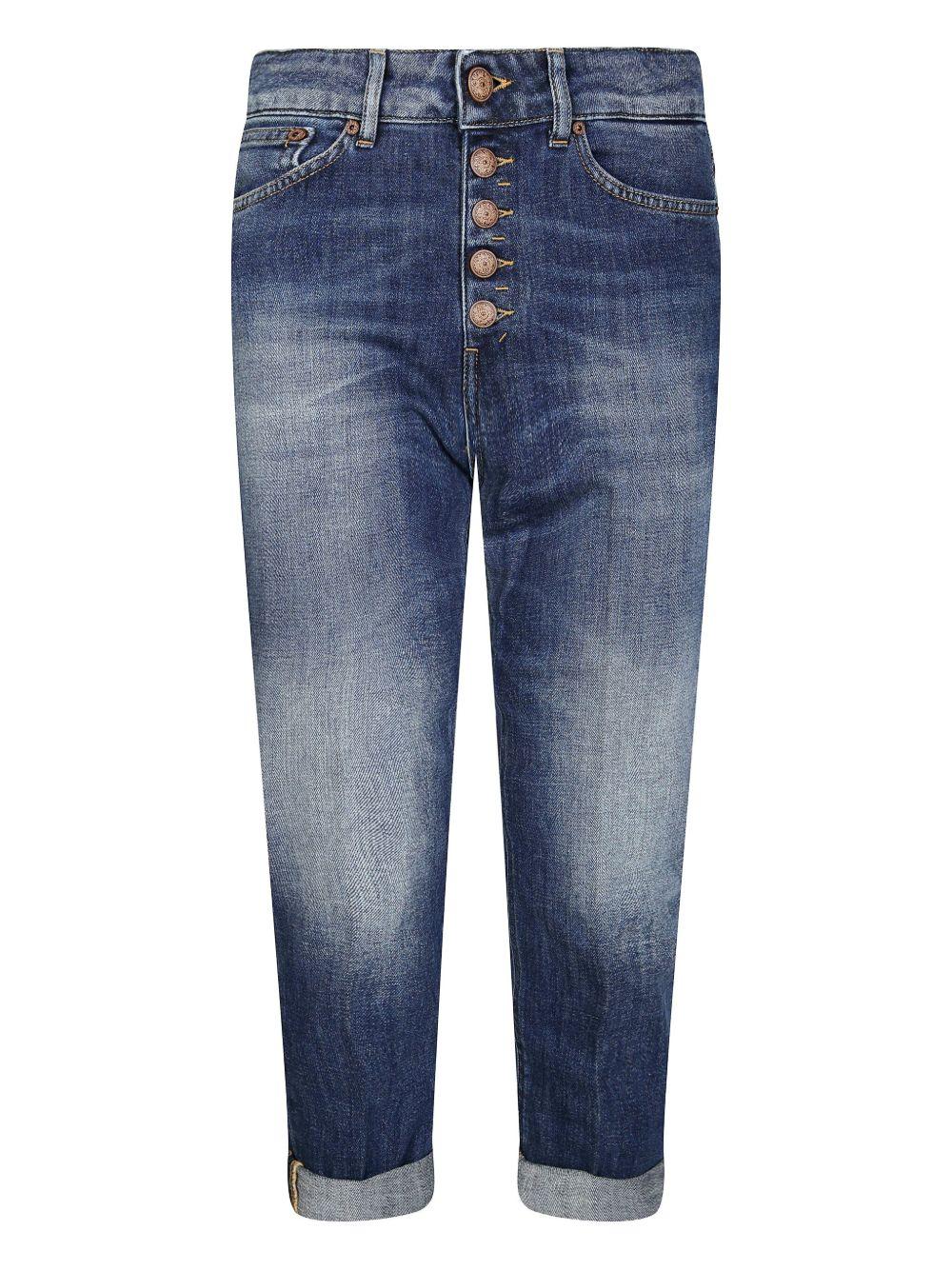 DONDUP Jeans blu con logo-patch Made in Italy DP268BDS0229LH4DDD 800 DONDUP
