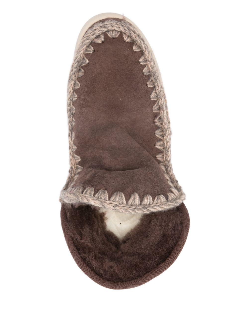 Stivaletti con fodera in pelle di pecora 35mm MUFW741001A BRPEP MOU