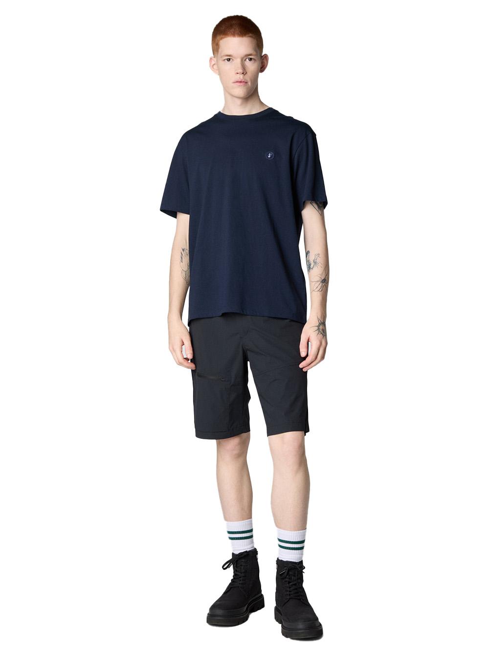 T-shirt Adelmar blu DT1194MBESY20 90000 SAVE THE DUCK