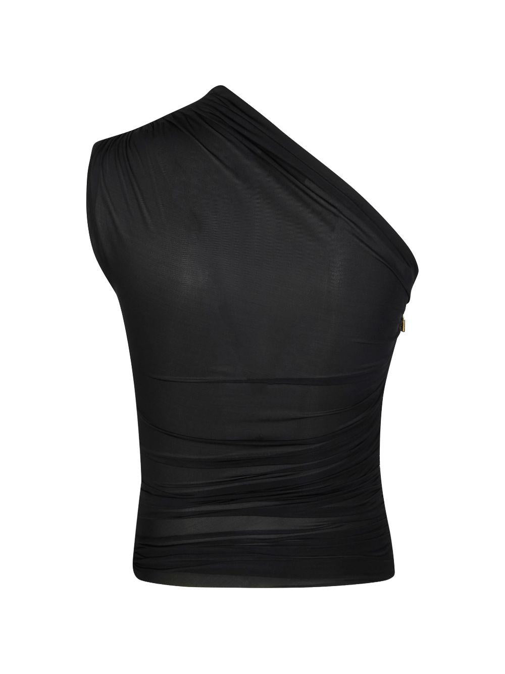Top monospalla con drappeggio CN00962E2 110 ELISABETTA FRANCHI