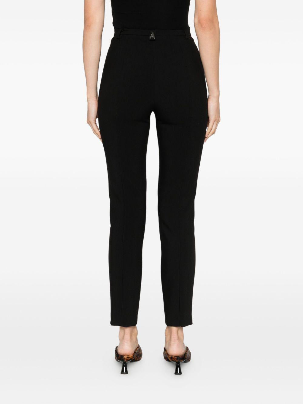 Pantaloni neri in crepe a vita alta 2P1731A663 K103 PATRIZIA PEPE