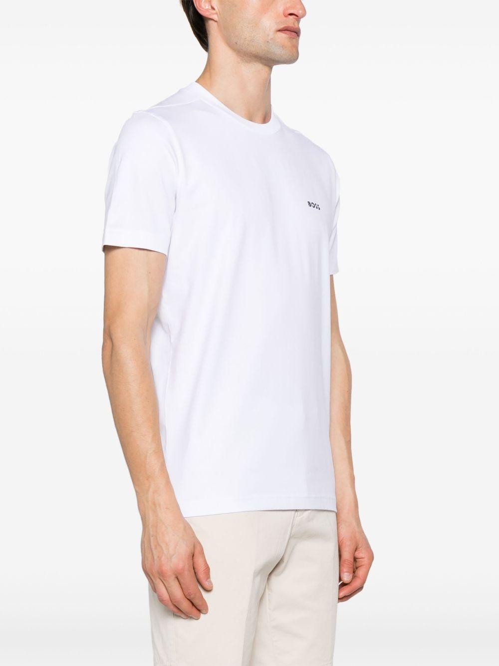 T-shirt in cotone girocollo 50506373 100 BOSS