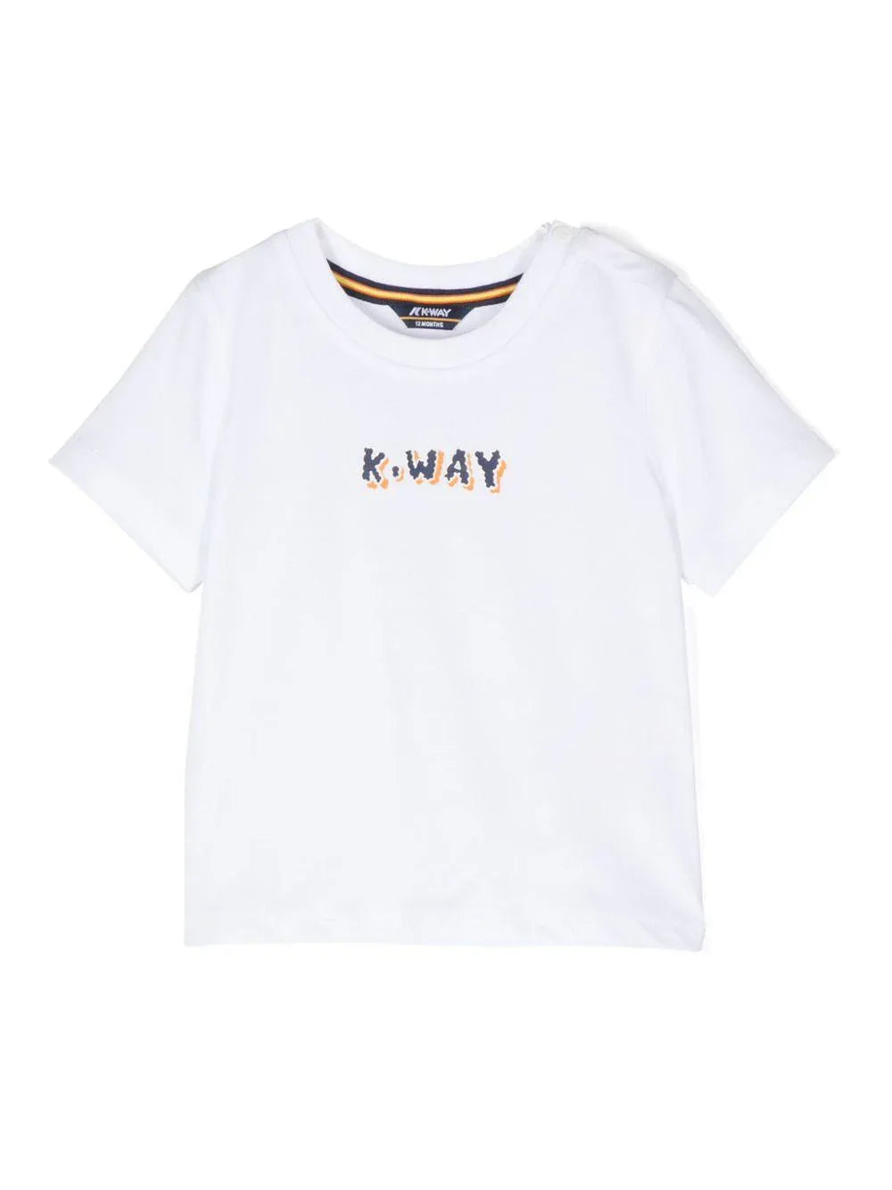 T-shirt pete neonato bianca logo 3D - Preludio Moda