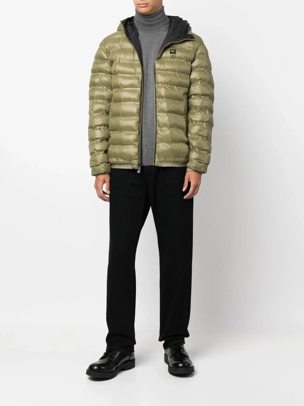 Giubbino Nero con Cappuccio - Preludio Moda