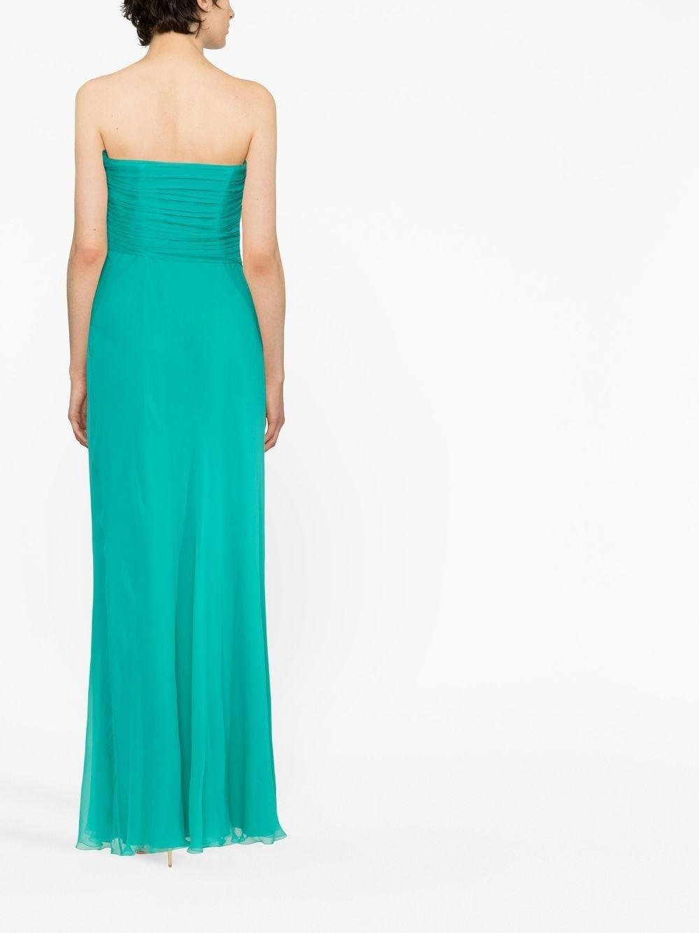 Abito vede acqua nodo petto A0464 1614 VERDE ALBERTA FERRETTI