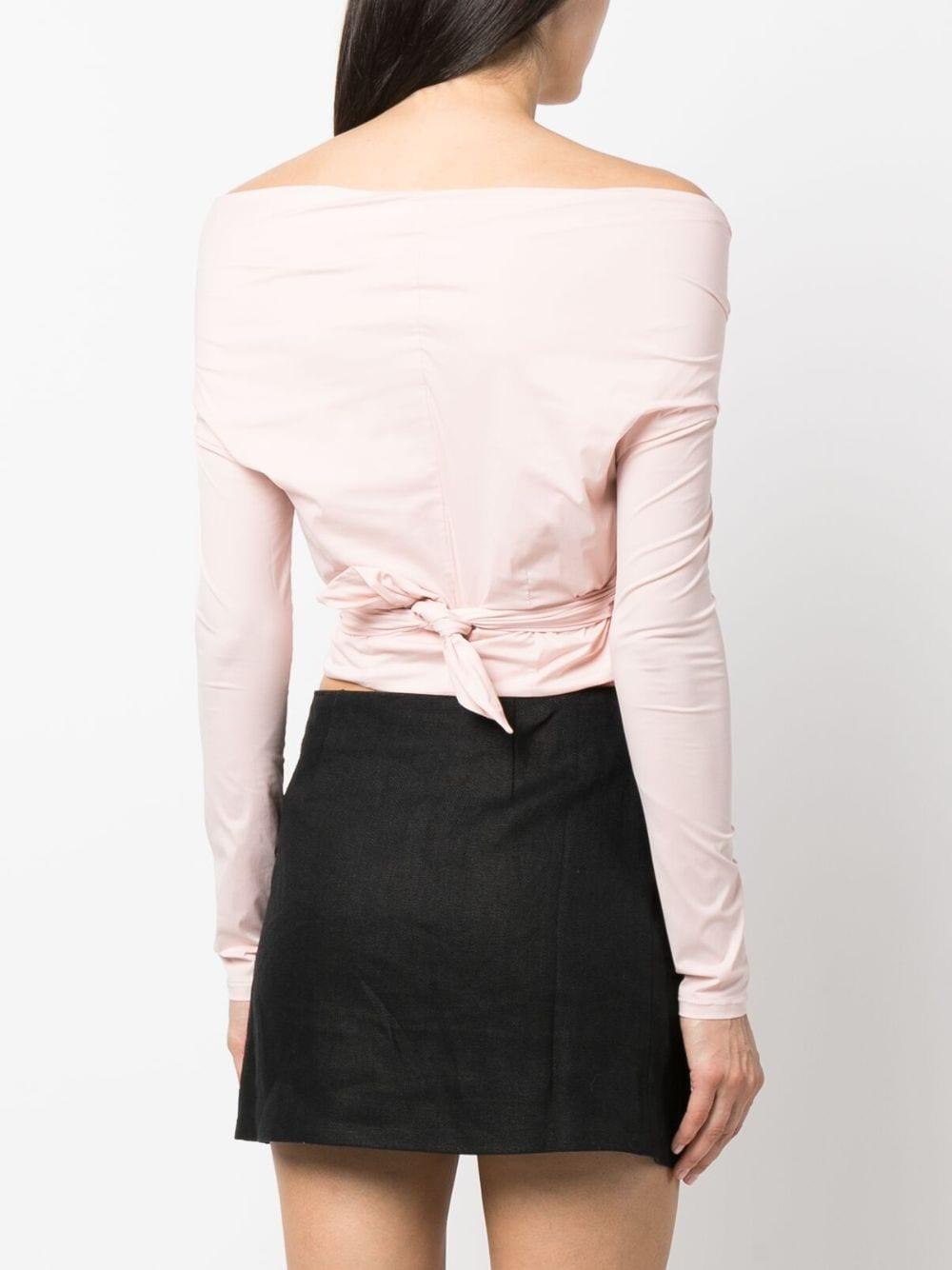 Top rosa con nodo A0209 2124 ROSA PHILOSOPHY DONNA