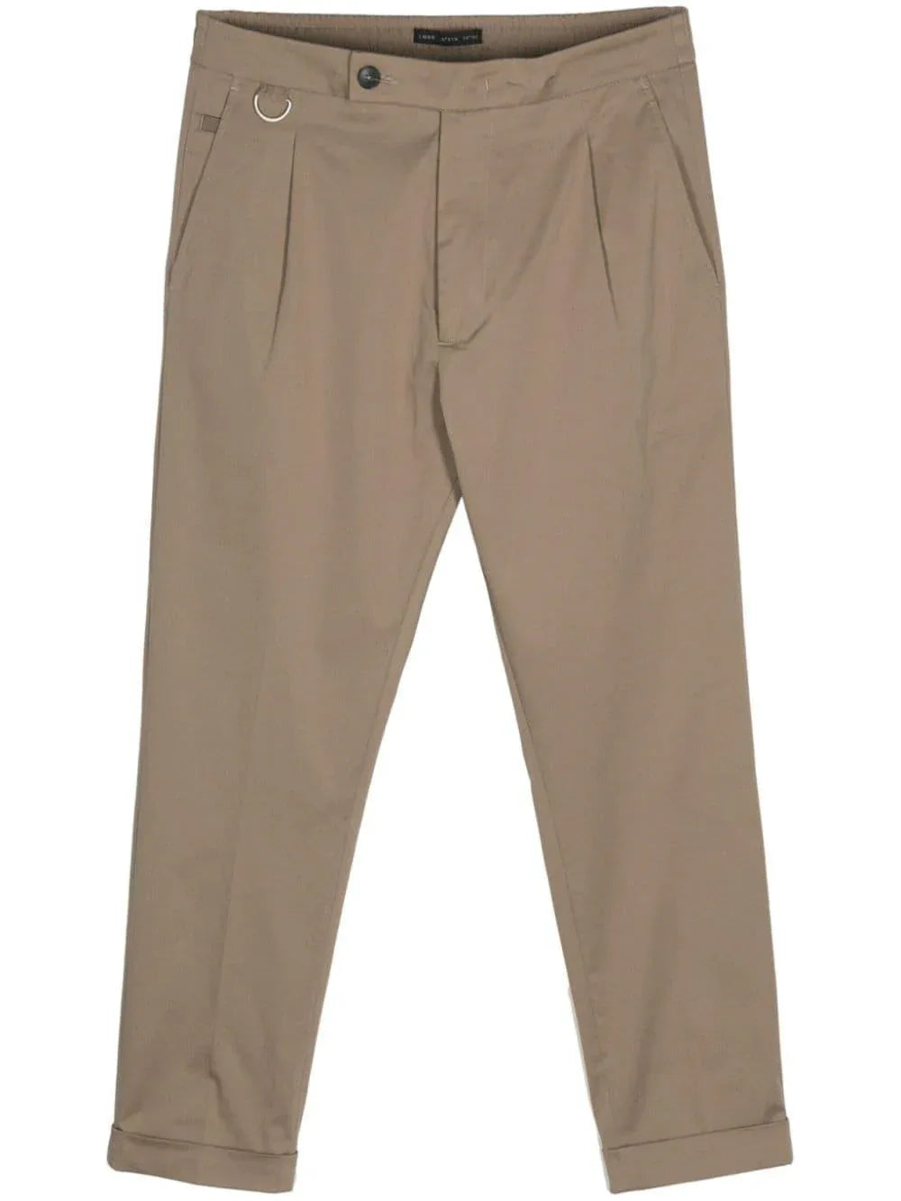 Pantalone riviera chino d-ring marrone - Preludio Moda