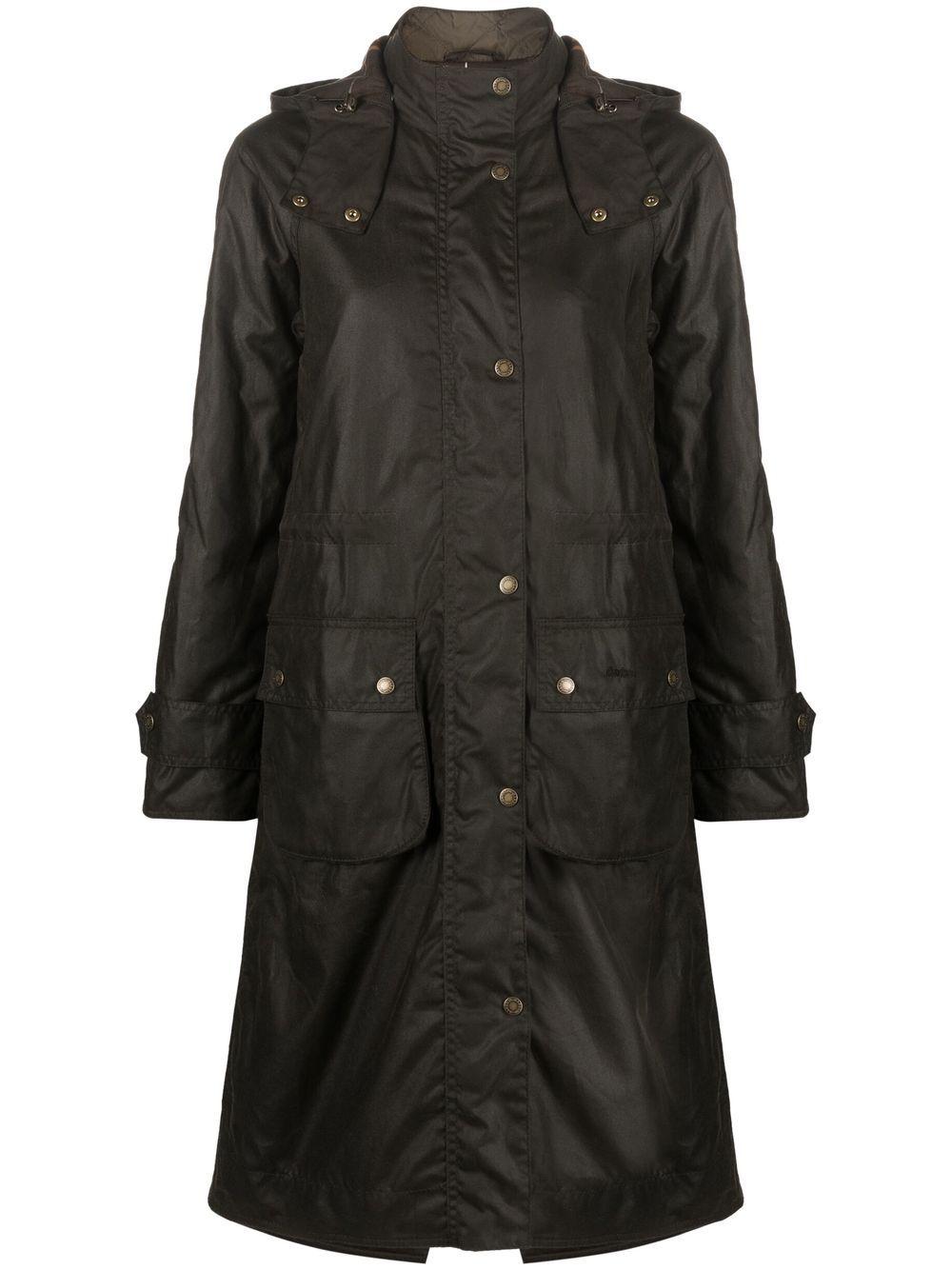 Cappotto lungo in cera Cannich LWX1264 OL71 BARBOUR