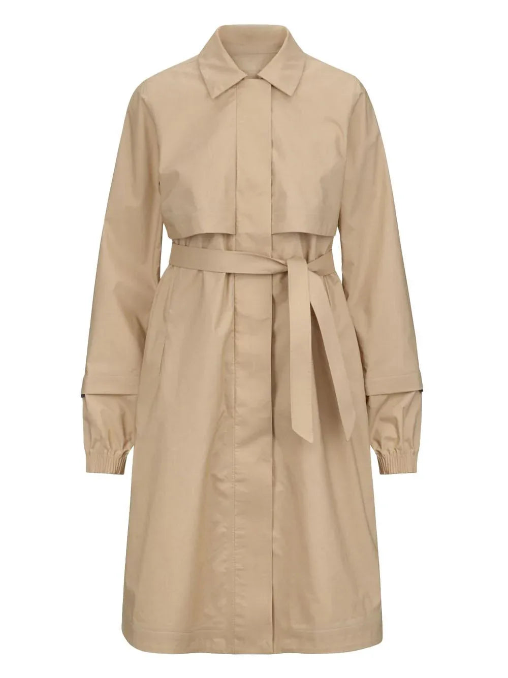 Trench jesy 3l poplin beige rope - Preludio Moda