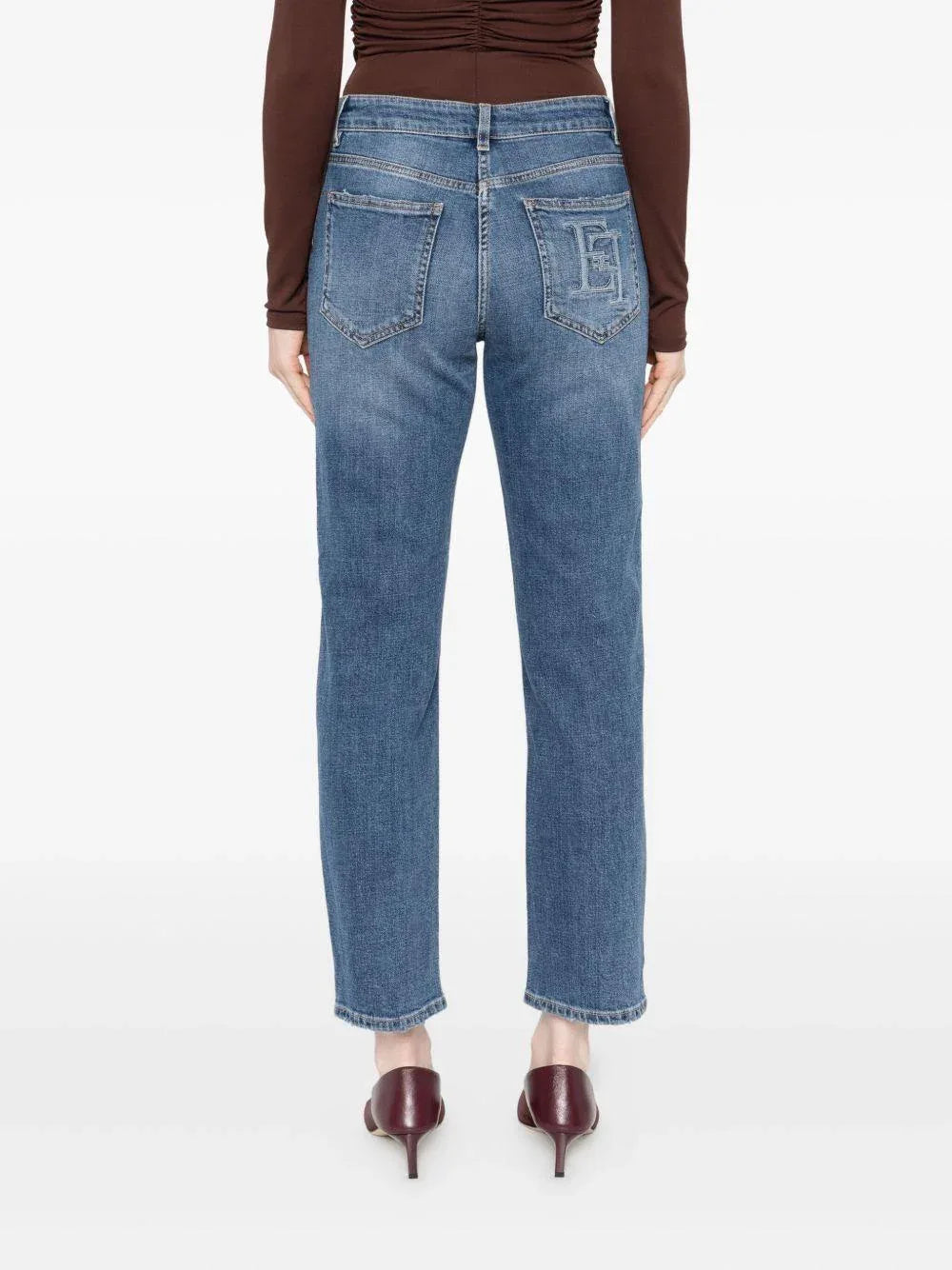 Jeans Dritti a Vita Media - Preludio Moda