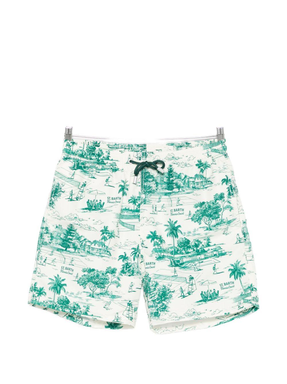 Boxer mare a righe con coulisse GUS0001 03839L MC2 SAINT BARTH