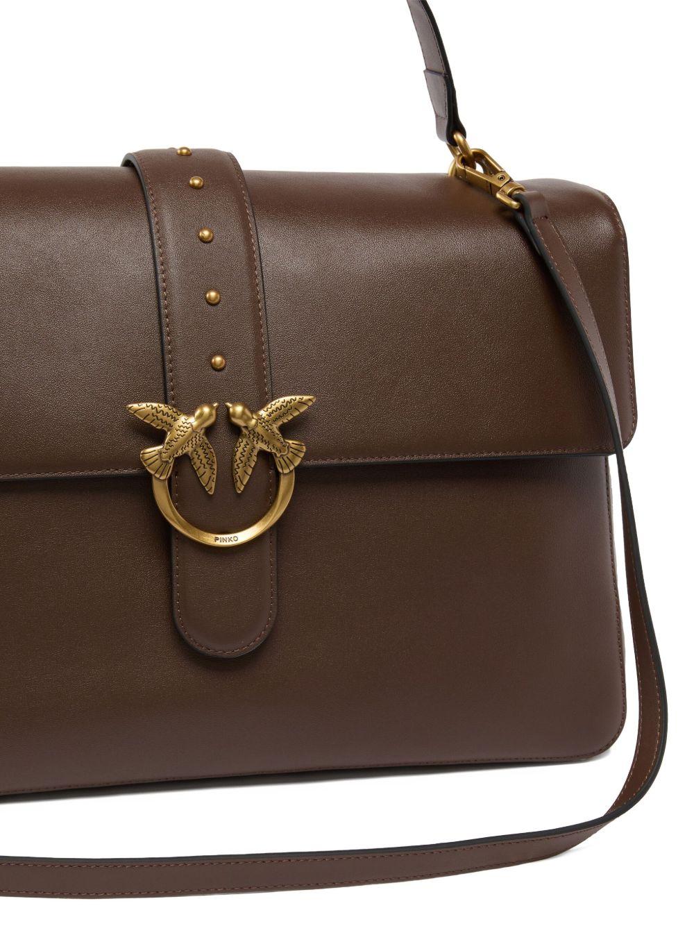 Borsa tote con fibbia Love Birds 105067A0QO L74Q PINKO