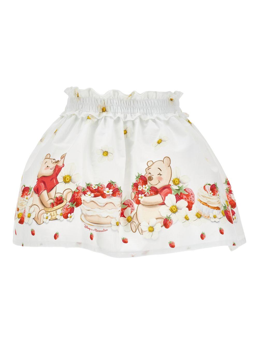 Gonna con elastico e stampa Winnie the Pooh 31G7057617 9944 MONNALISA KIDS