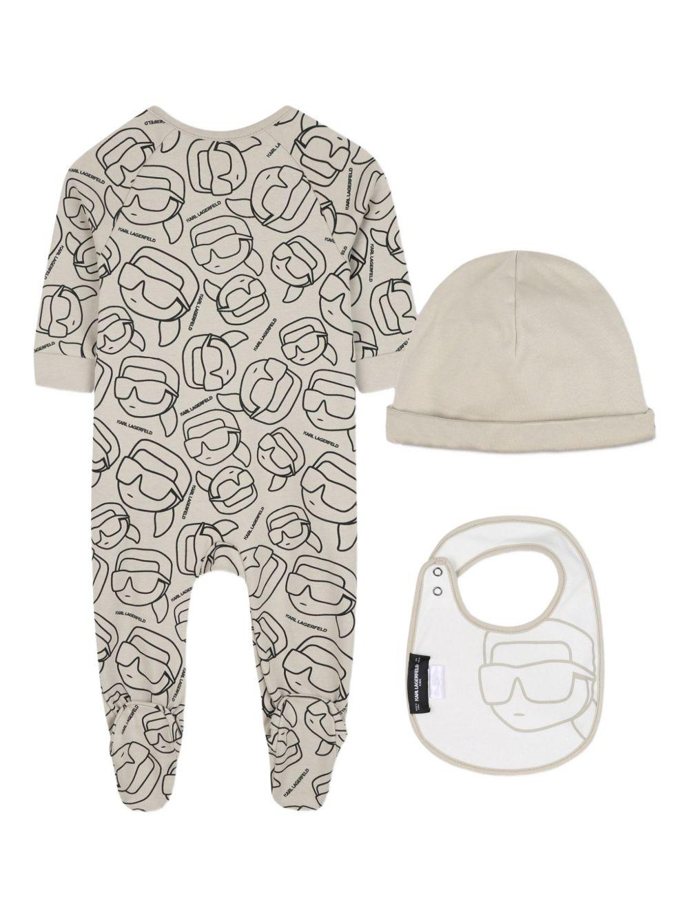 Set Tutine con Logo e Accessori Coordinati Z30974 211 KARL LAGERFELD KIDS