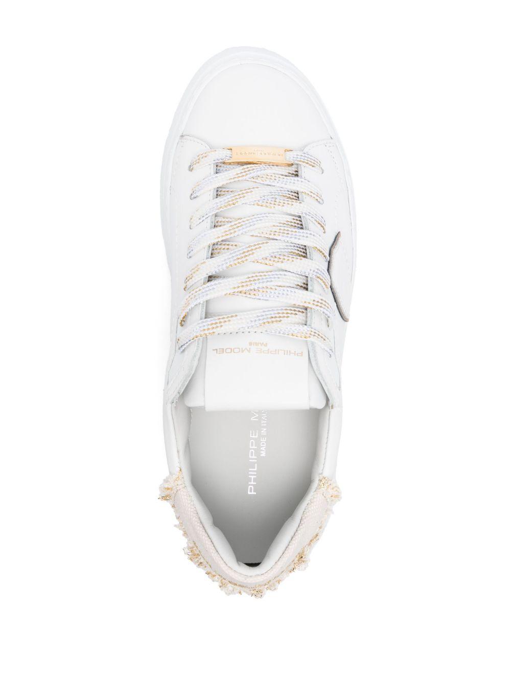 Sneakers Temple Low bianca/beige