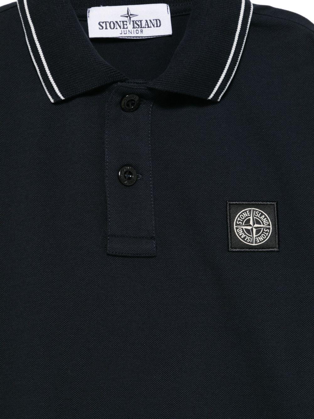 Polo bluy navy mini logo petto - Preludio Moda