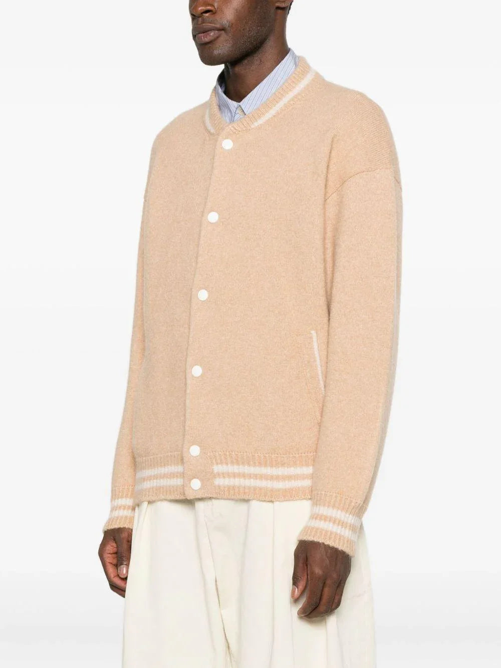 Bomber cammello in cashmere - Preludio Moda