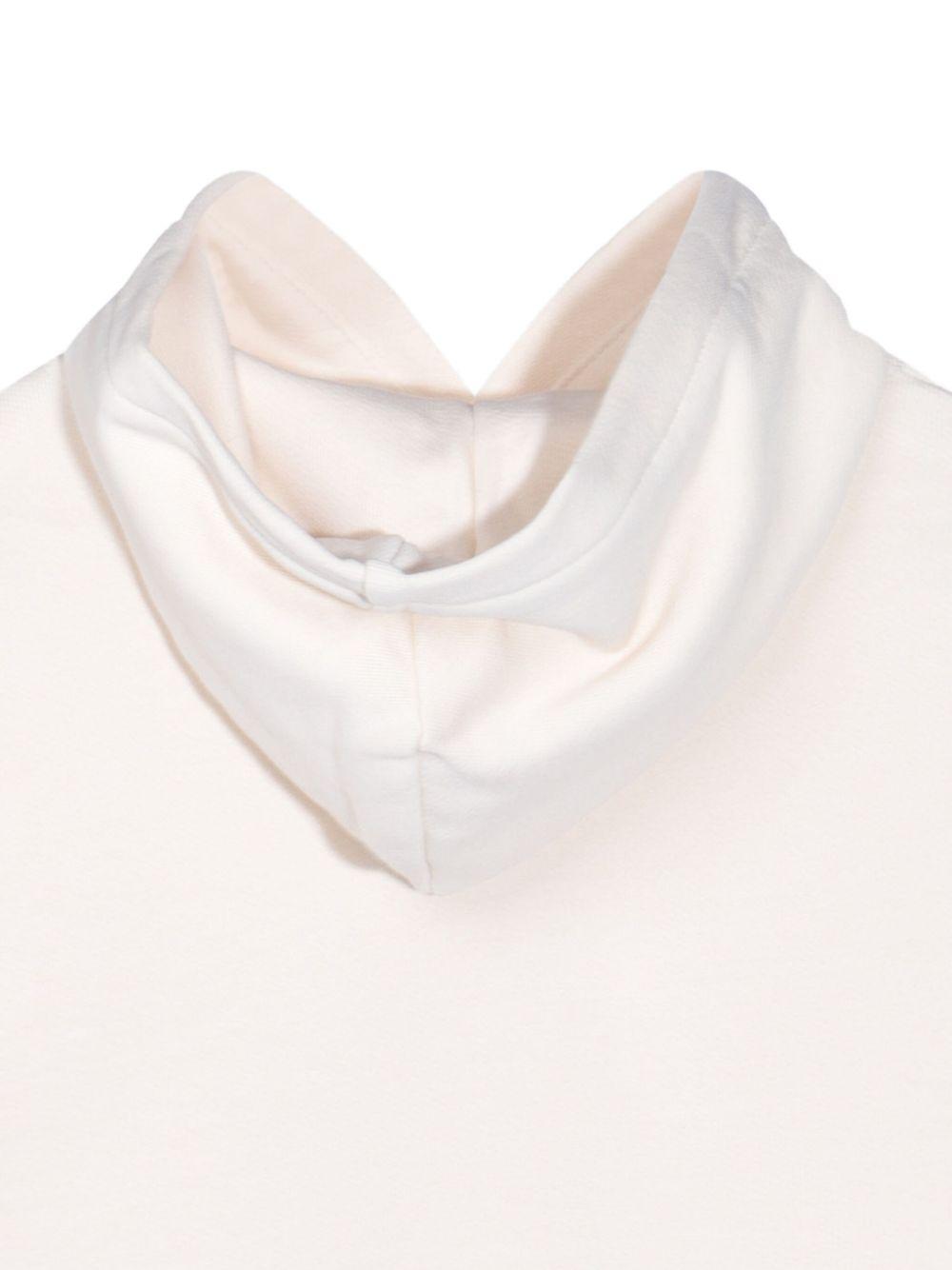 Felpa con Cappuccio con Stampa Orsetto HUF098LCA77 10123 MOSCHINO KIDS