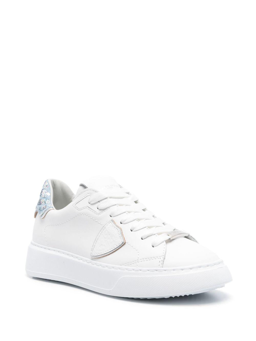 Sneakers Temple low bianca/denim BTLD VDP1 PHILIPPE MODEL