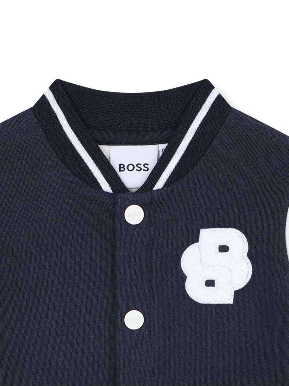 Tutina BOSS Kidswear Blu con Logo J52524 849 BOSS KIDS