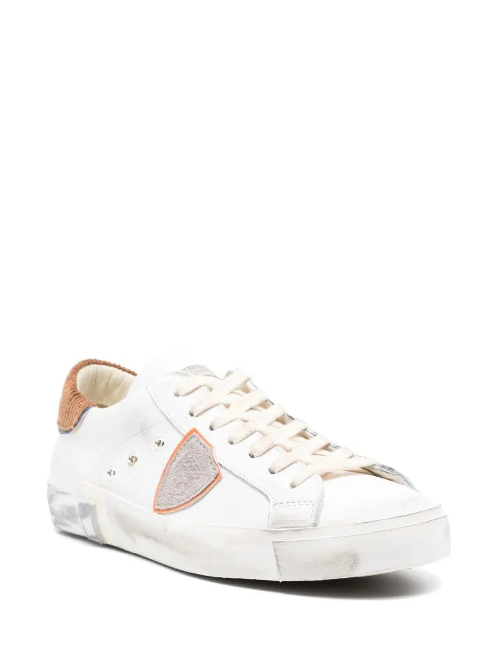 Sneakers prsx low bianco/cognac uomo - Preludio Moda